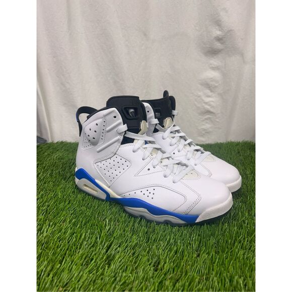8.5 - OG box Jordan 6 Retro Sport Blue 384664-107 (2014) - Picture 2 of 7